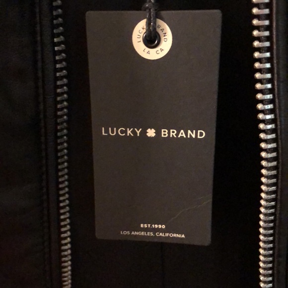 Lucky Brand Leather Jacket - Picture 4 of 6